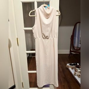Cream midi dress NWT